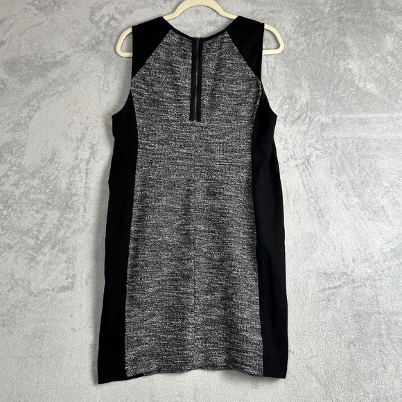 Eileen Fisher Dress L Black Gray Sleeveless Career Work Casual‎ Professional - Picture 3 of 6